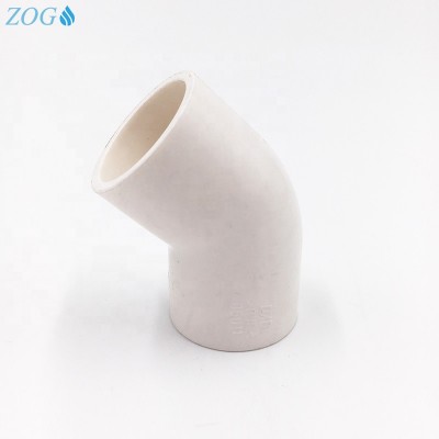 High Quality Pipe And Fittings Pvc 45 Degree Elbow